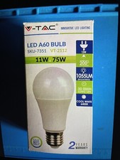 V-TAC LED Leuchtmittel E27 11W A60 6400K