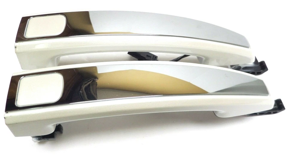 14 Cruze Lacrosse Verano SRX 2013 nuevo OEM manija de puerta delantera blanco diamante cromo Foto 3 de 4