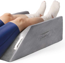 Memory Foam Leg Elevation Wedge Pillow for Recovery  Swelling Relief