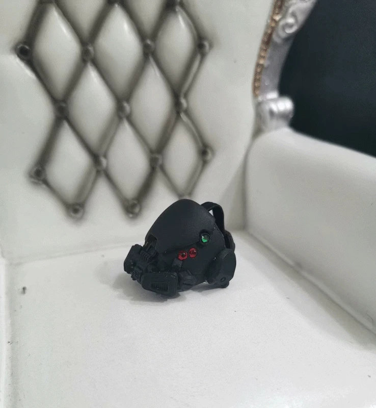 1/12 Scale Gas Mask Respirator for 6" Action Figures, Soldier Model Accessory - Image 4 of 4