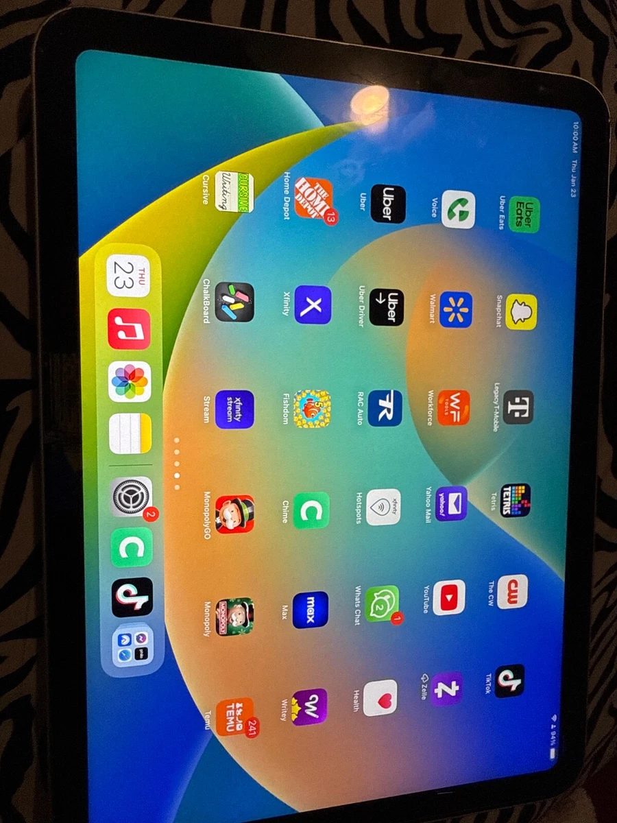 Apple iPad (10th Generation) A2696 64 GB, Wi-Fi, 10.9 in - Blue | eBay