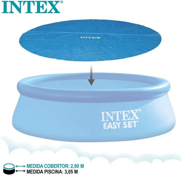 Intex 28011 Telo Solare Termico Piscina Rotonda Easy Set E Frame Cm 305 Rotex-image