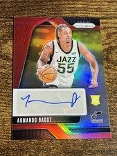 ARMANDO BACOT 2024-25 Panini Prizm Rookie Red Refractor Auto /99 #RSI-ABJ Jazz