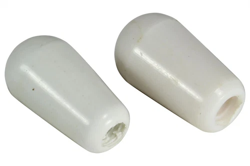 Switch Knob Tip White Metric sizes for some Gibson Epiphone and import guitars