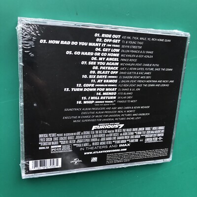 Furious 7 [Original Motion Picture Soundtrack] (2015) for sale