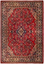 Harooni Rugs 9x13 Hand Knotted Semi-Antique Mahal Sultanabad Rug B-73098