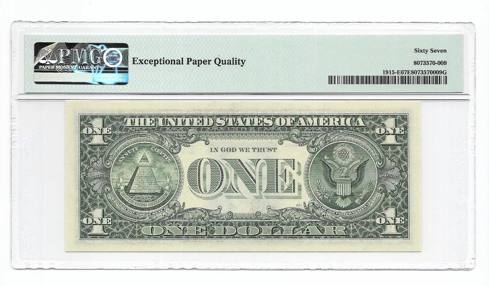 1988A $1 RICHMOND FRN. PMG Superb Gem Uncirculated 67 EPQ Banknote. DC - Image 2 of 2