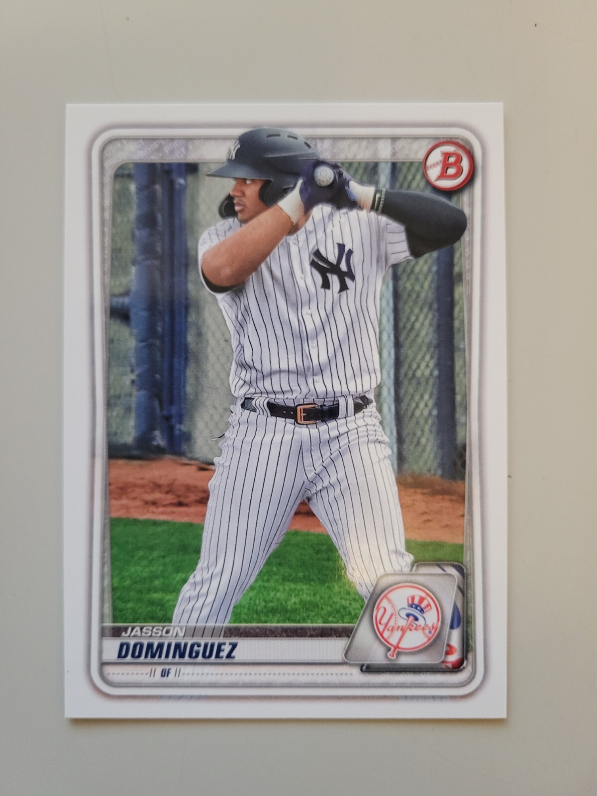 2020 Jasson Dominguez Rookie Card Bowman Draft #BD-151