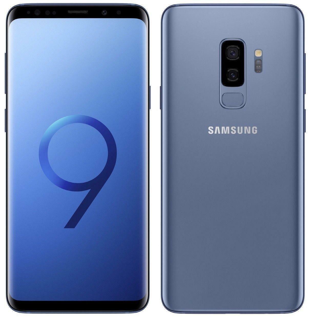 Samsung Galaxy S9 Unlocked 64GB Coral Blue - SM-G960U with C Light Burn