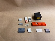AMT REVELL 1/25 Scale Model Parts Diorama TV Record Player Tape Deck Type Writer thumbnail