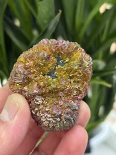 178g Natural pyrite crystal Quartz mineral Specimen energy