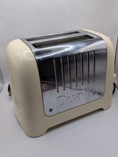 Dualit Lite Two Slot Toaster 2 Slice cream and Stainless Steel Finish 25072