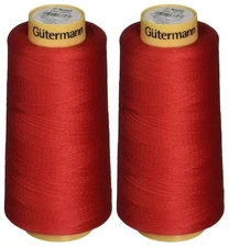 Cotton Thread 2743yds Red 732371 2074 Gutermann#1