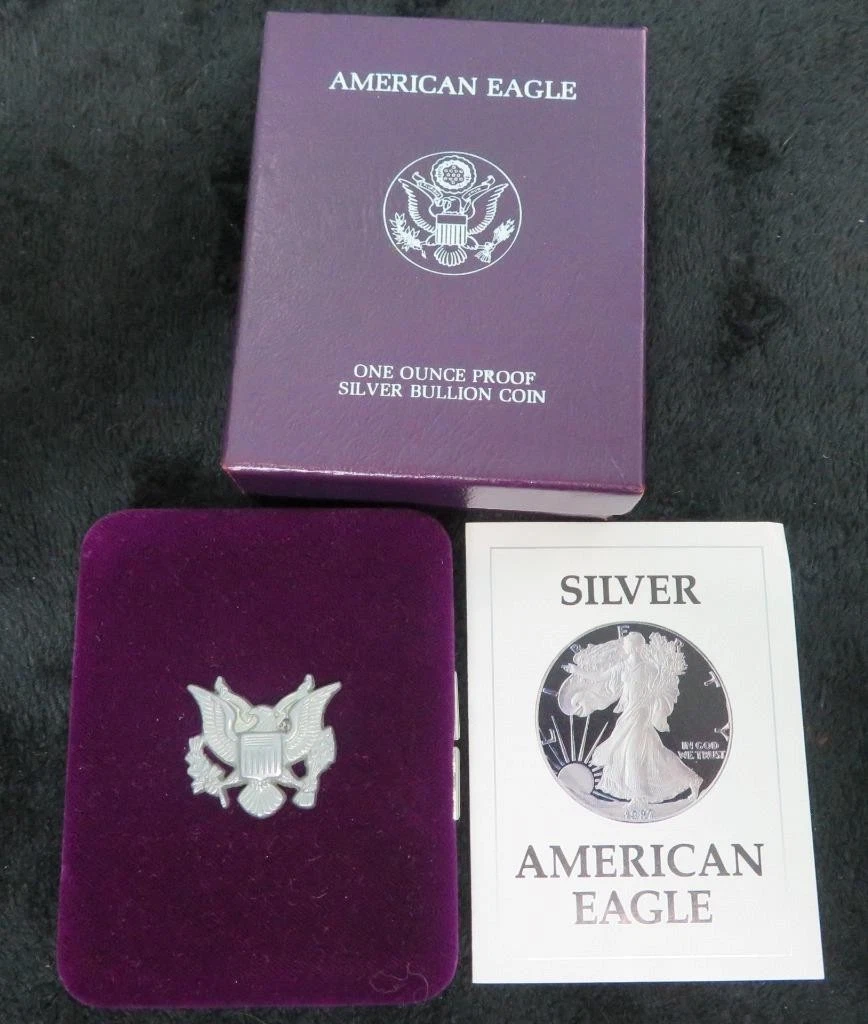 American Eagle Ungraded 1987 Silver Bullion Coins for sale | eBay
