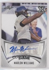 2021 Leaf Draft Auto Marlon Williams #BA-MW2 Auto 00jj