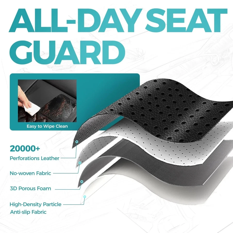 Fundas de asiento híbridas para Toyota Camry LE SE 2018 2019 2020 2021 2022 2023 2024... Foto 4 de 4