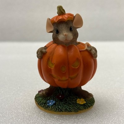 Charming Tails Halloween Mouse Maxine s Pumpkin Costume Fall Autumn Decor 87/430