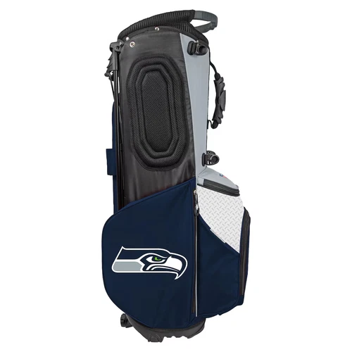 WinCraft Seattle Seahawks Back Nine Stand Golf Bag - Thumbnail 3