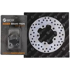 NICHE Rear Brake Rotor Pad Kit for Suzuki GSXR600 GSXR750 GSXR600Z Semi Metallic