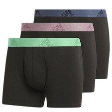 Adidas Mens Performance Stretch Cotton Underwear 3 Pack Size S