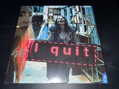 HAIM I Quit SIGNED Silver SPOTIFY 2LP Vinyl Autographed Cover Sleeve NEW SEALED