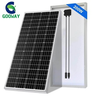 12V Solar Panel 200W Highly Mono for Battery Charger Boat Camping Shed RV Marine