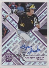 2018 Panini Elite Extra Edition Aspirations Purple /100 Greyson Jenista Auto hg6