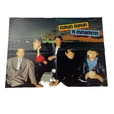 Original Duran Duran Dynamite Poster 21" x 15" SIMON LE BON Capital Records