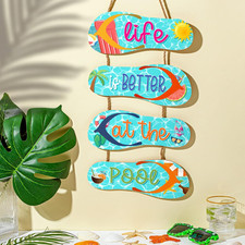 Wooden Beach Wall Hanging Decor