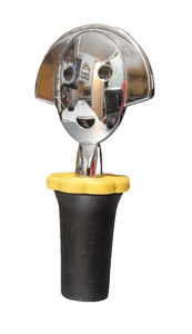 Alessi "Anna Stop 2" Wine Bottle Stopper / Preserver Italy Alessandro Mendini