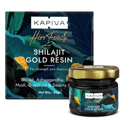 Kapiva Shilajit Gold Resin 20g Ayurvedic Stamina & Strength Support