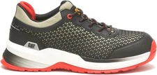 Caterpillar Streamline Comp Toe Work Safety Shoes Industrial Sneakers Grey/Red