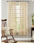 Floral Medallion Macrame Curtains The Vermonst Store 48x 63 Lot Of 2 Panels Ecru — photo 1