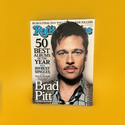 Rolling Stone Brad Pitt Cover Dec 2008-Jan 2009, 50 Best Albums, 100 Singles