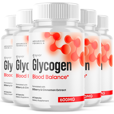 #ad 5 Pack Glycogen Blood Balance Advanced Blood Support Formula Supplement 300 Ct $59.95