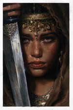 original drawing 20 x 30 cm 17KJ artwork soft pastel Keeper of the dynasty