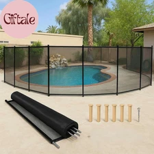 4 Ft. X 15 Ft. DIY Pool Safety Fence, Child & Pet Backyard Barrier, Temporary Me