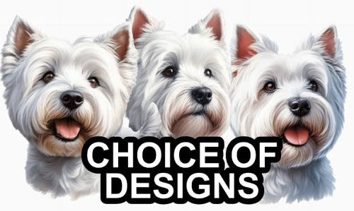 West Highland White Terrier Self Adhesive Dog Sticker