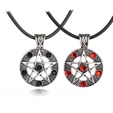 Halskette Pentagramm Hexen Magie Wicca UNISEXHALSKETTE Modeschmuck Geschenk