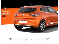 Reflektorleisten FüR Renault Clio 5 V Ab 2019 Zierleisten Edelstahl Chrom 2 Tlg