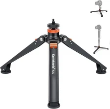 Koolehaoda Mini Tripod Base for Monopods, Aluminum Desktop Tripod