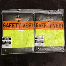 Tenacious Work Gear, Ergodyne Safety Vests. Size Small/Medium. Both New.