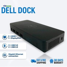 Dell USB 3.0 Dual 4K Docking Station for Vostro 3449 3458 3459 3558 3559 Laptop