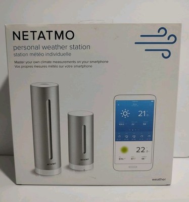 Netatmo NWS01-US Weather Station Indoor Outdoor with Wireless Outdoor Sealed 