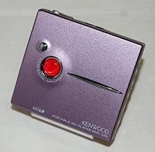 Kenwood DMC-S55V Violet Portable MiniDisc Player MDLP For Parts Japan
