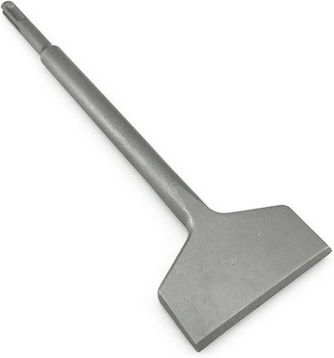 3 Inch Wide Tile & Thinset Scaling Chisel SDS-Plus Shank 3'' x 10'' Thinset Scr...