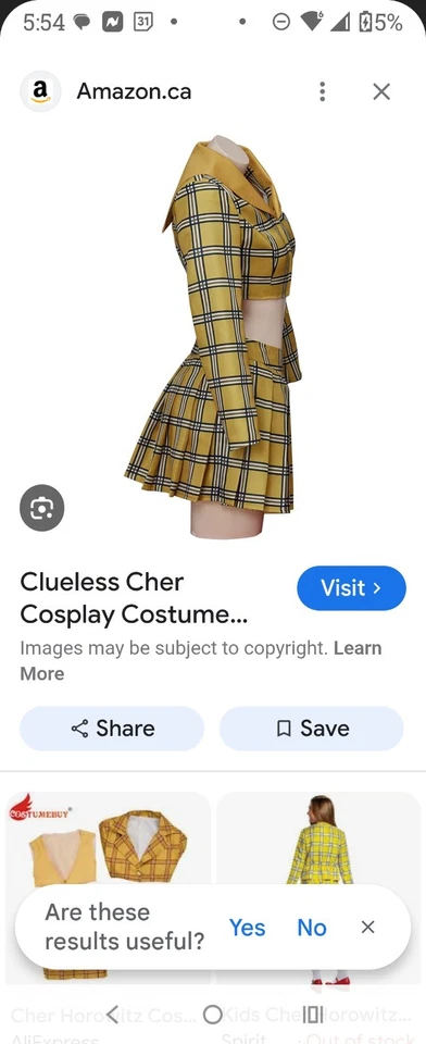 Disfraz Cher despistado adulto, Halloween Foto 3 de 4