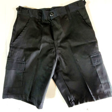 Black Cargo Shorts, New Boys Small 4-6