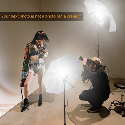 600W Photography Photo Video Portrait Studio Day Light Umbrella Continuous Light - Picture 6 of 7