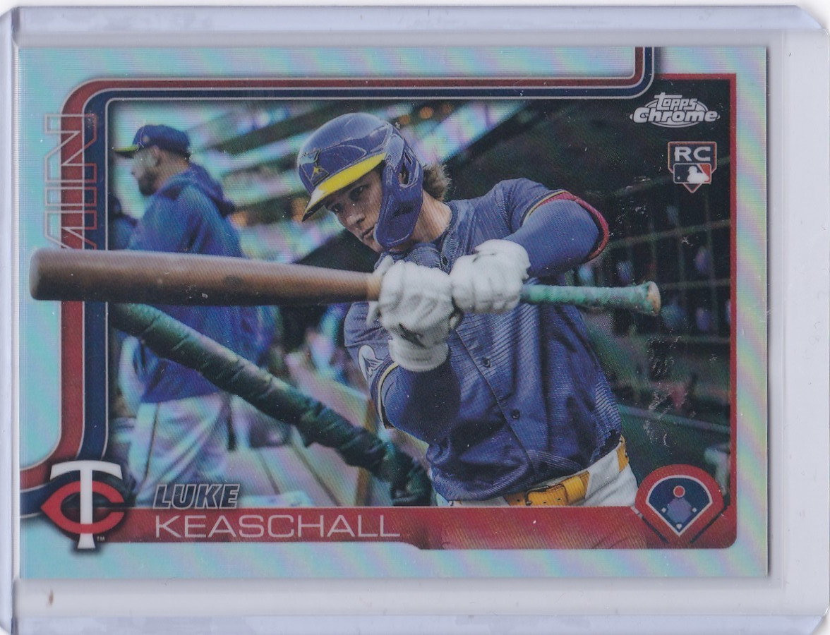 2025 Topps Chrome Update Luke Keaschall RC Image Variation Refractor #USC106